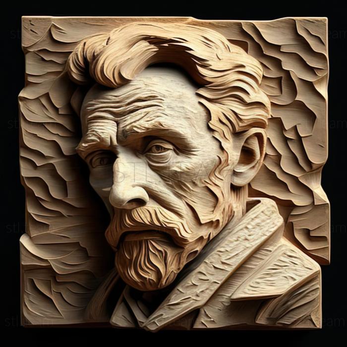 3D model Vincent Van Gogh (STL)